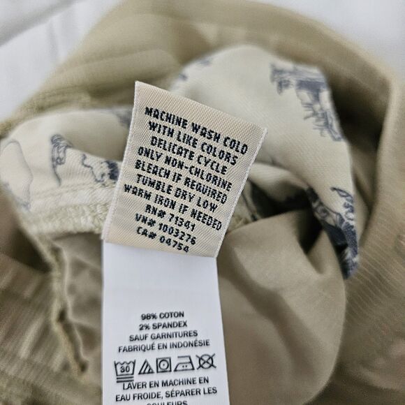 LL Bean Pants Womens 1X Sandbar Ripstop Pull On Capri Drawstring Outdoor NWT - Picture 5 of 10